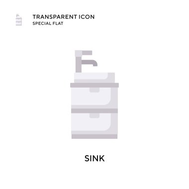 Batırma vektör simgesi. Düz çizim. EPS 10 vektörü.