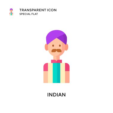 Hint vektör simgesi. Düz çizim. EPS 10 vektörü.