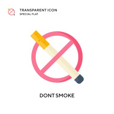 Vektör ikonu tüttürme. Düz çizim. EPS 10 vektörü.