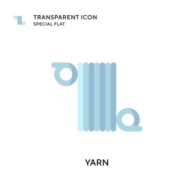 İplik vektör simgesi. Düz çizim. EPS 10 vektörü.