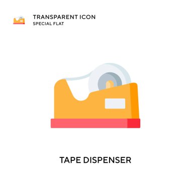 Bant dağıtıcı vektör simgesi. Düz çizim. EPS 10 vektörü.