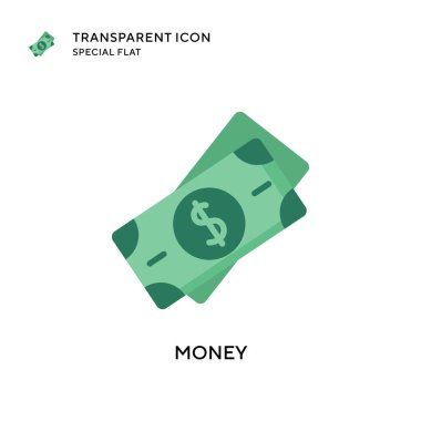 Para vektör simgesi. Düz çizim. EPS 10 vektörü.