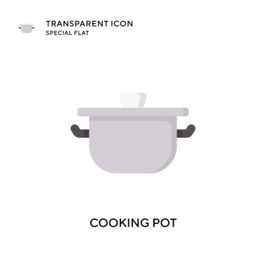 Esrar ikonu pişiriyorum. Düz çizim. EPS 10 vektörü.