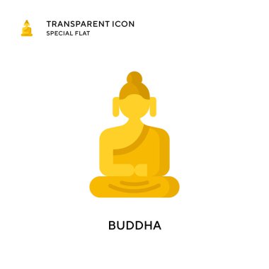 Buda vektör simgesi. Düz çizim. EPS 10 vektörü.