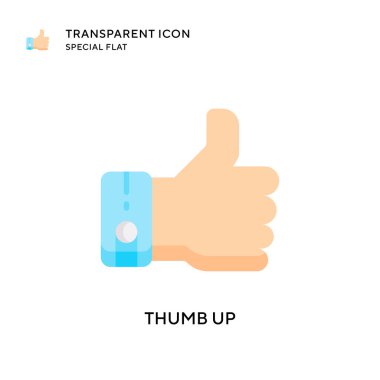 Vektör simgesini parmakla. Düz çizim. EPS 10 vektörü.