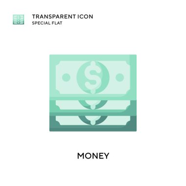 Para vektör simgesi. Düz çizim. EPS 10 vektörü.