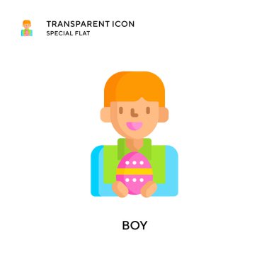 Erkek vektör simgesi. Düz çizim. EPS 10 vektörü.