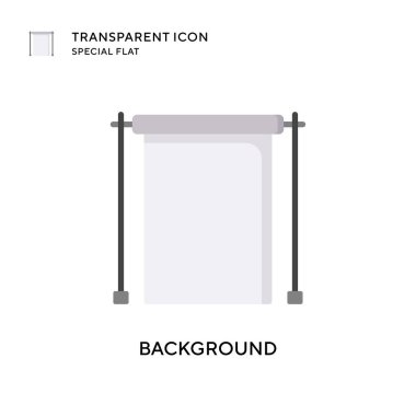 Arkaplan vektör simgesi. Düz çizim. EPS 10 vektörü.