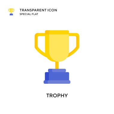 Ödül vektör simgesi. Düz çizim. EPS 10 vektörü.