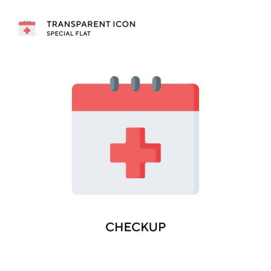 Vektör simgesini kontrol et. Düz çizim. EPS 10 vektörü.