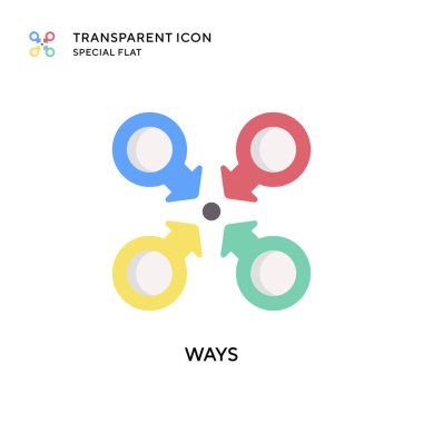 Yöntem vektör simgesi. Düz çizim. EPS 10 vektörü.