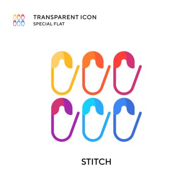 İlmek vektör simgesi. Düz çizim. EPS 10 vektörü.