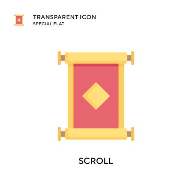 Vektör simgesini kaydır. Düz çizim. EPS 10 vektörü.