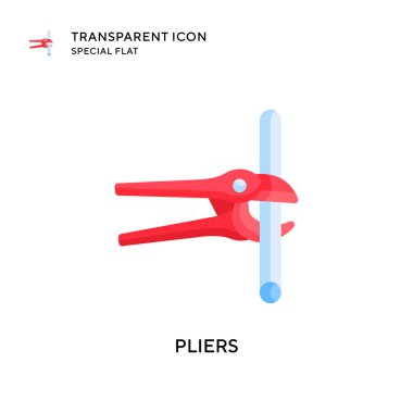 Kerpeten vektör simgesi. Düz çizim. EPS 10 vektörü.