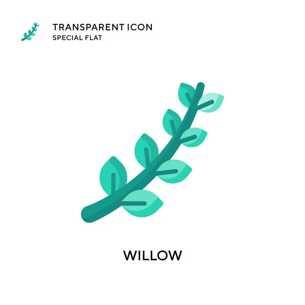Willow Vector Icon 스타일의 일러스트 Eps — 스톡 벡터