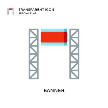 Sancak vektör simgesi. Düz çizim. EPS 10 vektörü.