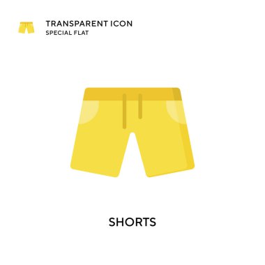 Kısa vektör simgesi. Düz çizim. EPS 10 vektörü.