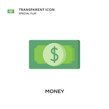 Para vektör simgesi. Düz çizim. EPS 10 vektörü.