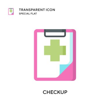 Vektör simgesini kontrol et. Düz çizim. EPS 10 vektörü.