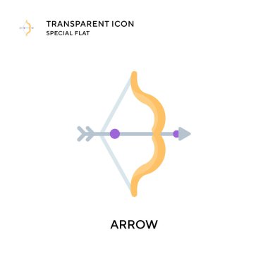 Ok vektör simgesi. Düz çizim. EPS 10 vektörü.