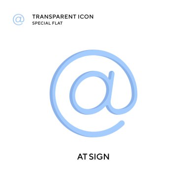 İşaret vektör simgesinde. Düz çizim. EPS 10 vektörü.