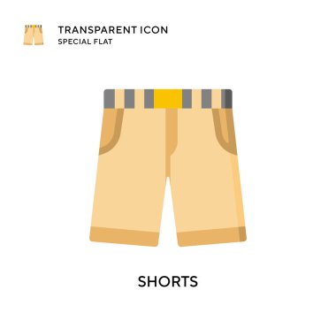 Kısa vektör simgesi. Düz çizim. EPS 10 vektörü.