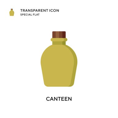 Matara vektör simgesi. Düz çizim. EPS 10 vektörü.