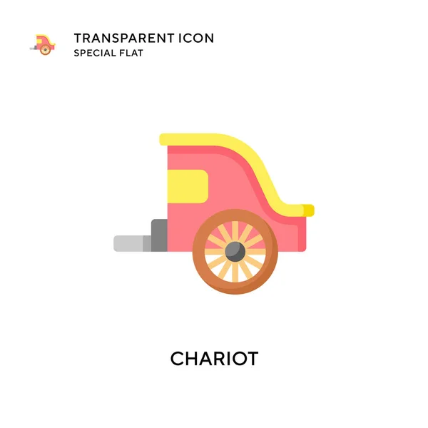 Chariot vector icon. Flat style illustration. EPS 10 vector. — Stock Illustration Chariot Vector Icon Flat Style Illustration Eps Vector Royalty Free Stock Illustrations