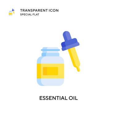 Temel yağ vektör simgesi. Düz çizim. EPS 10 vektörü.