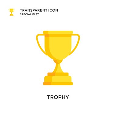 Ödül vektör simgesi. Düz çizim. EPS 10 vektörü.