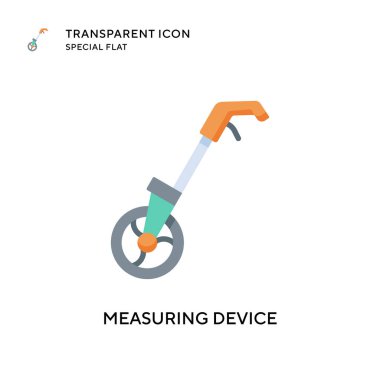 Aygıt vektör simgesi ölçülüyor. Düz çizim. EPS 10 vektörü.