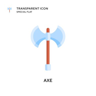 Axe vektör simgesi. Düz çizim. EPS 10 vektörü.