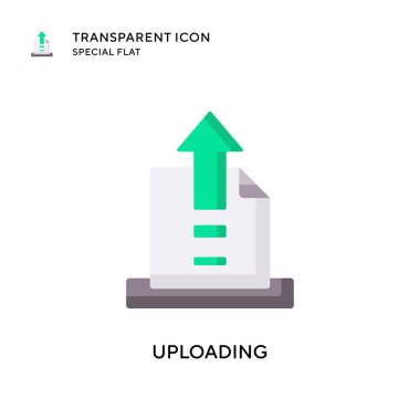 Vektör simgesi yükleniyor. Düz çizim. EPS 10 vektörü.