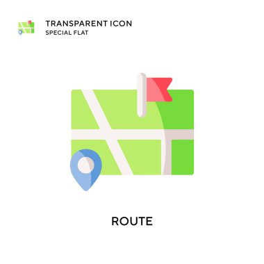 Yönlendirme simgesi. Düz çizim. EPS 10 vektörü.