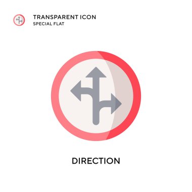 Yönlendirme vektör simgesi. Düz çizim. EPS 10 vektörü.