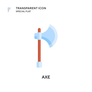 Axe vektör simgesi. Düz çizim. EPS 10 vektörü.