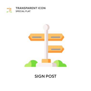 Posta vektör simgesini imzala. Düz çizim. EPS 10 vektörü.