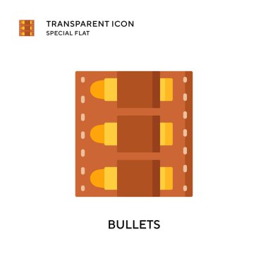 Kurşun vektör ikonu. Düz çizim. EPS 10 vektörü.