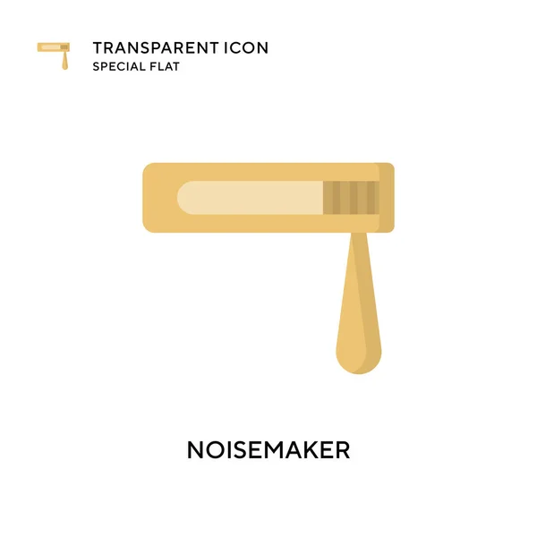 Noisemaker Vektor Symbol Flache Illustration Eps Vektor — Stockvektor