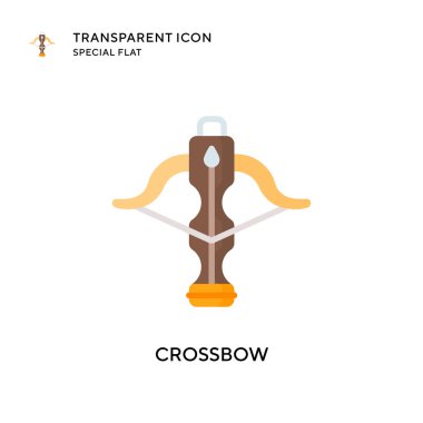 Tatar yayı vektör simgesi. Düz çizim. EPS 10 vektörü.