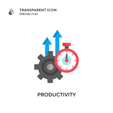 Üretkenlik vektör simgesi. Düz çizim. EPS 10 vektörü.