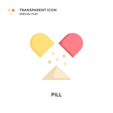 Hap vektör simgesi. Düz çizim. EPS 10 vektörü.