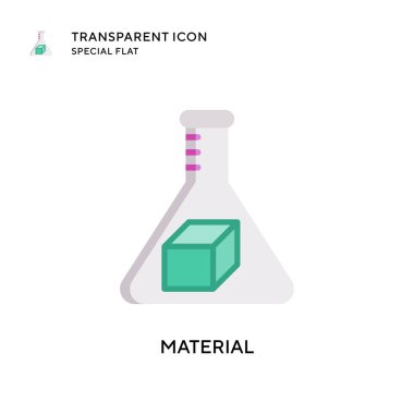 Madde vektör simgesi. Düz çizim. EPS 10 vektörü.