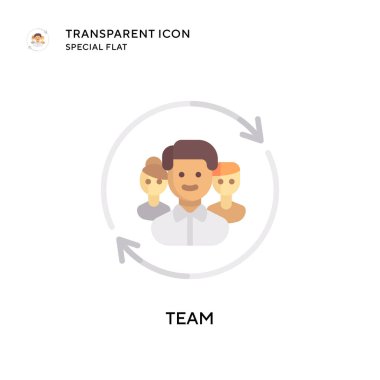 Takım vektör ikonu. Düz çizim. EPS 10 vektörü.