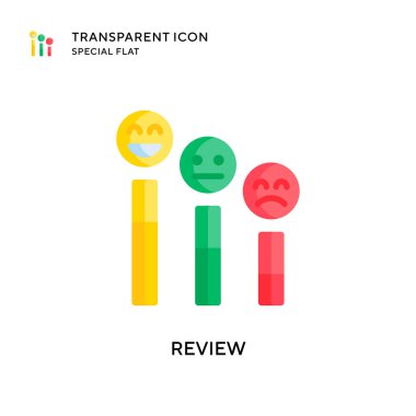 Vektör simgesini gözden geçir. Düz çizim. EPS 10 vektörü.