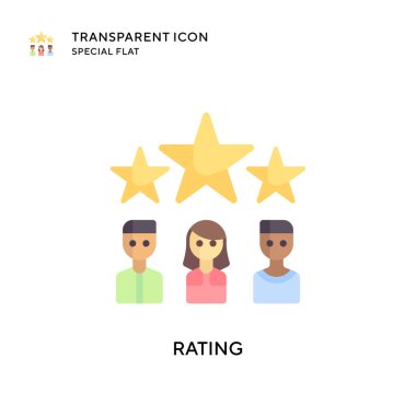 Beğeni vektörü simgesi. Düz çizim. EPS 10 vektörü.