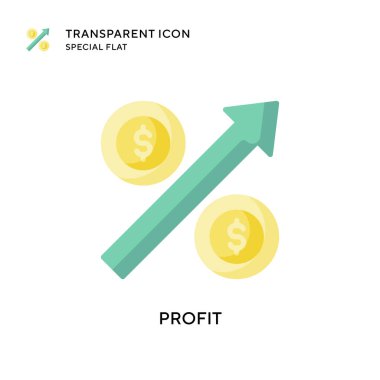 Profil vektör simgesi. Düz çizim. EPS 10 vektörü.