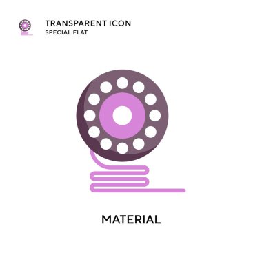 Madde vektör simgesi. Düz çizim. EPS 10 vektörü.