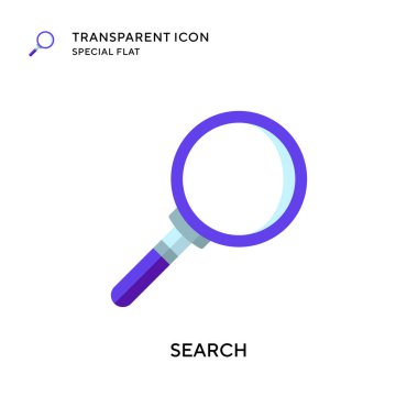 Arama vektör simgesi. Düz çizim. EPS 10 vektörü.