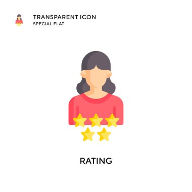 Beğeni vektörü simgesi. Düz çizim. EPS 10 vektörü.